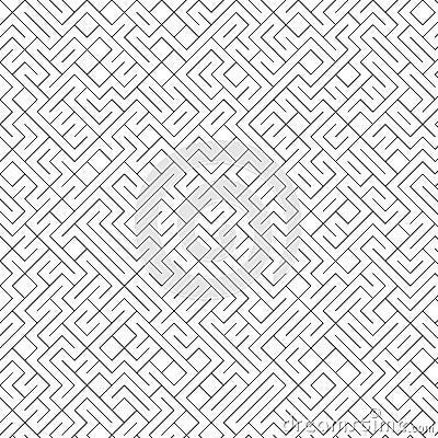 Labyrinth illustration maze background Stock Photo